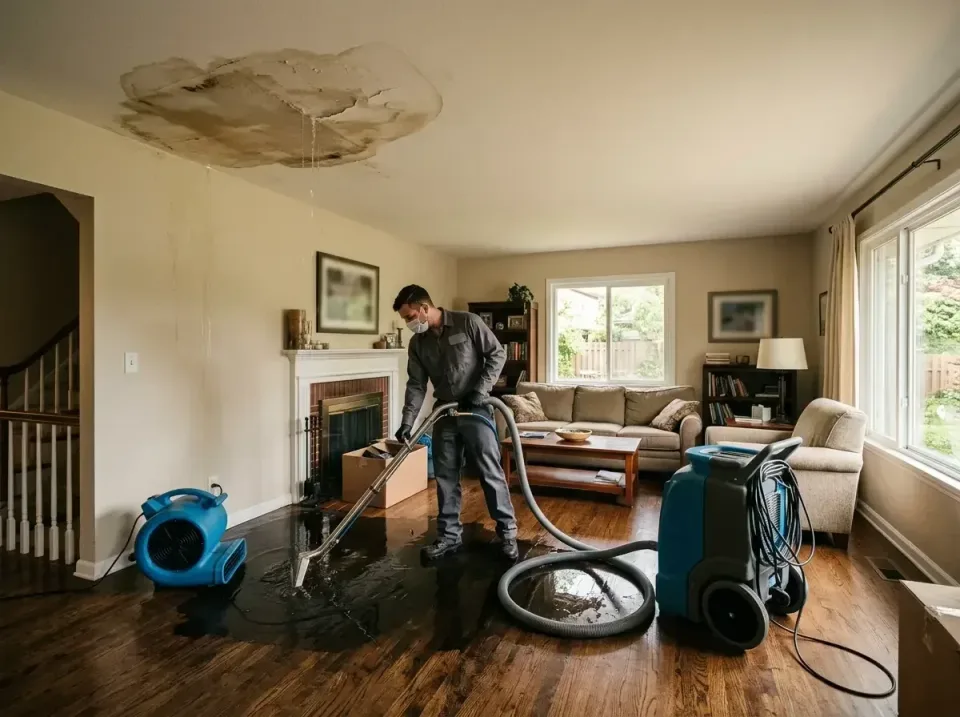 attic-pipe-burst-ceiling-drip-008 — frequently asked questions, Water Damage Restoration & Carpet Care in Wilmette, IL